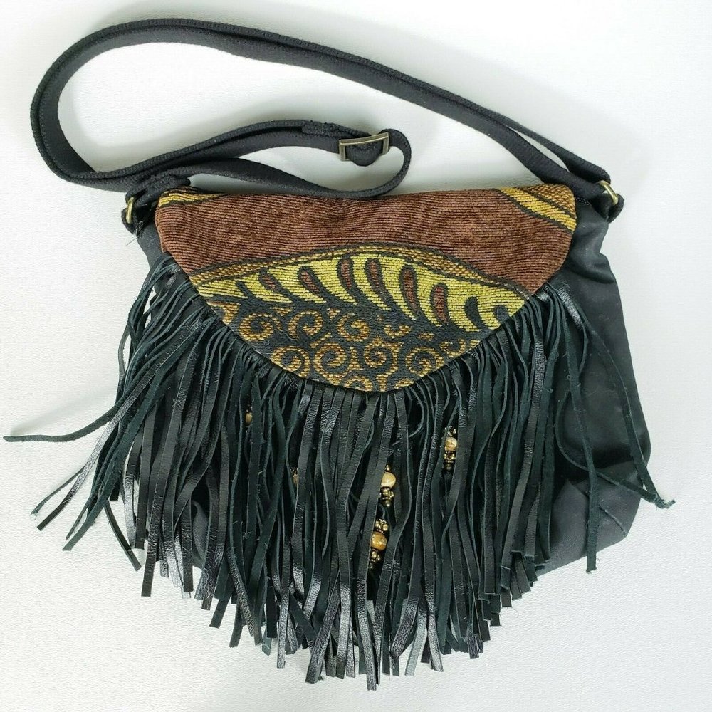Erda Purse Country Western Cowgirl Fringe Flap Bag